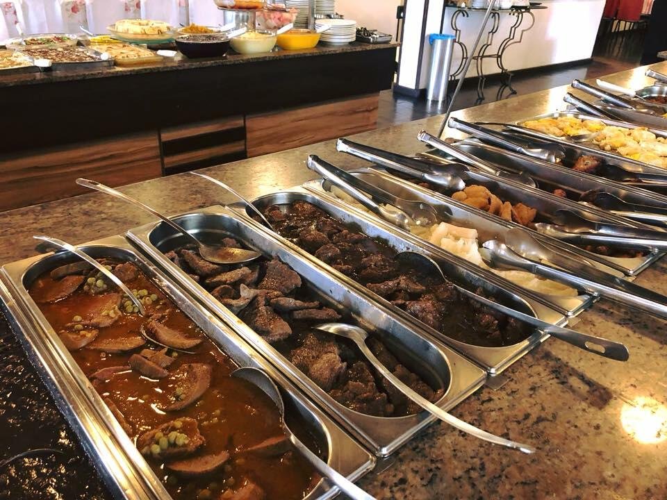 Almoço no famoso Restaurante Fenachamp, em Garibaldi!