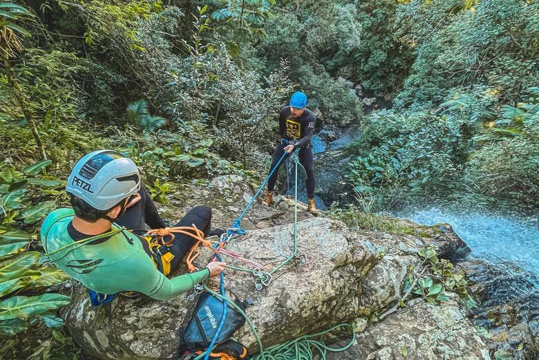 Rapel em Cachoeiras de Praia Grande!
