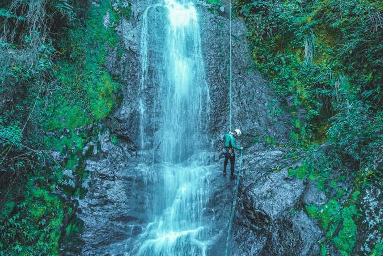 Rapel em Cachoeiras de Praia Grande!