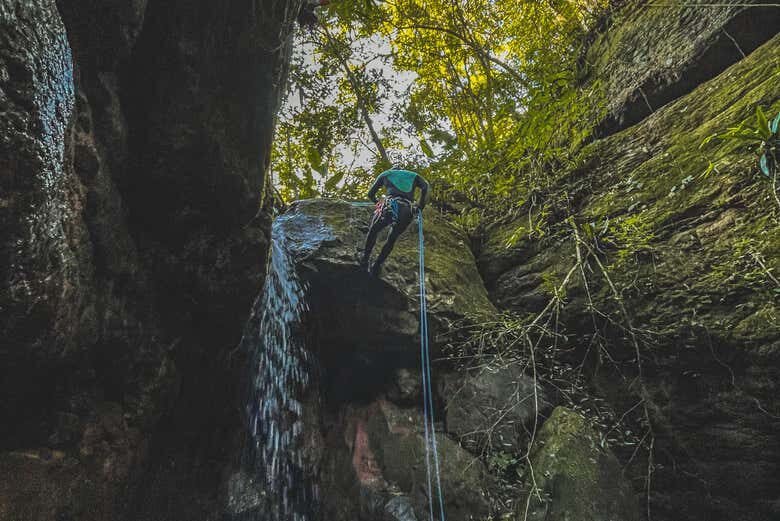 Rapel em Cachoeiras de Praia Grande!