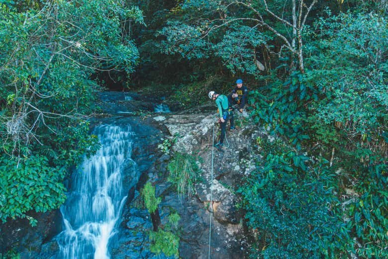 Rapel em Cachoeiras de Praia Grande!