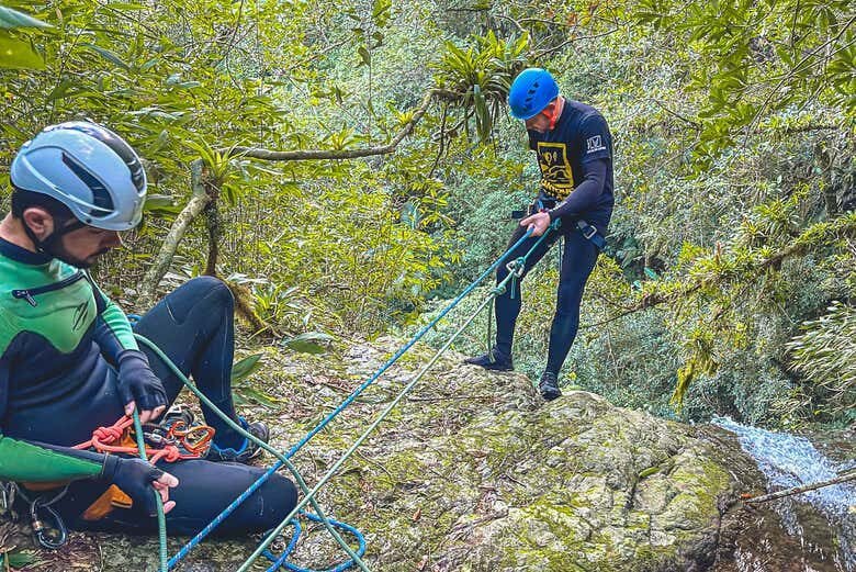 Rapel em Cachoeiras de Praia Grande!