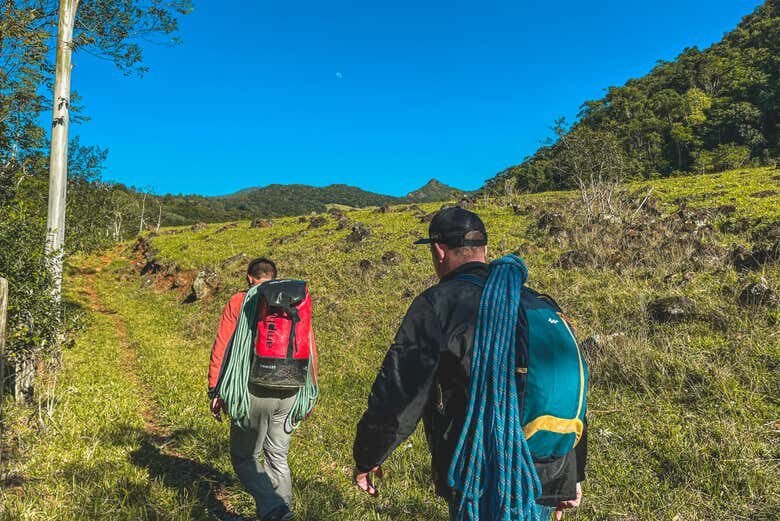 Rapel em Cachoeiras de Praia Grande!